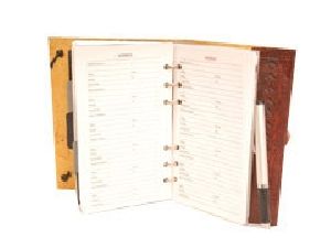 Leather Covered Telephone Diaries