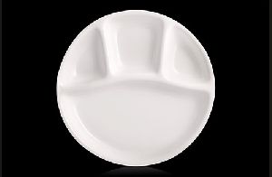 Round Compartment Plate