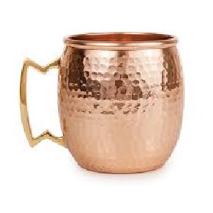 Moscow mule copper hammered mug