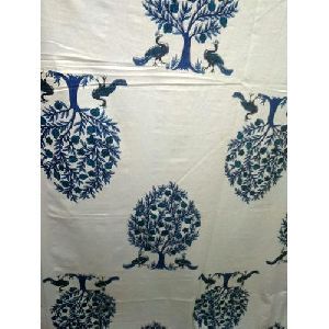 Peacock Printed Bed Sheets