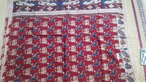 Kalamkari mul cotton saree with blouse