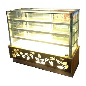 Gold Design Sweets and Bakery Display Counter