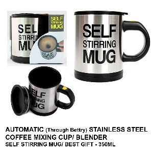 AUTOMATIC STAINLESS STEEL COFFEE MIXING CUP 350ML