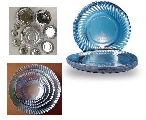 disposable silver paper plates