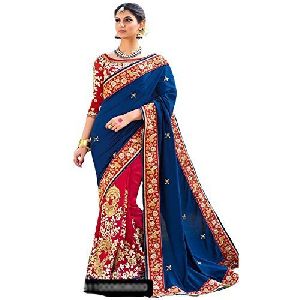 Stylish bridal saree