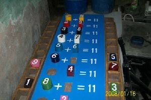 Math- Puzzle Peg Board