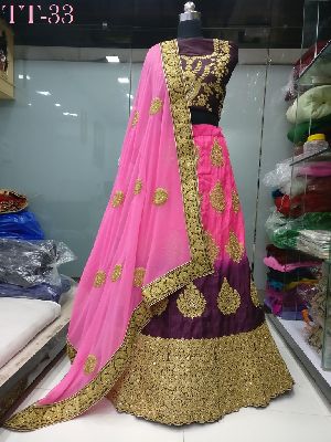 embroidered bridal lehenga