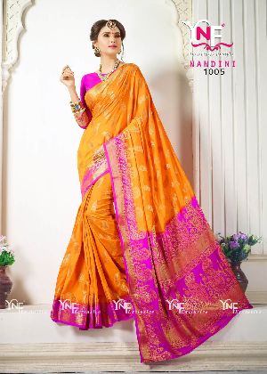 Nandini 1005 nylon silk saree