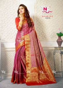 Nandini 1011 nylon silk saree