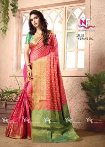 Nirangini 1010 nylon silk saree