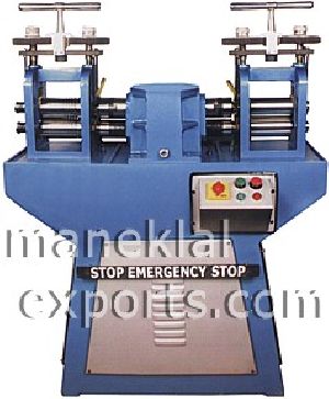 Combined Double Head Rolling Mills with Gear Box - Motorized