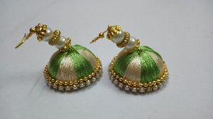 silk earrings