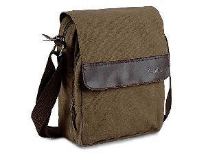canvas conference bag brown
