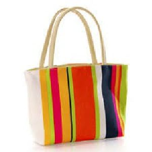 colour canvas shopping bag