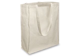 Heavy duty natural colour canvas shopping bag
