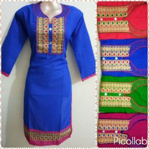 Blue Long Kurtis