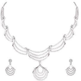 Silver Necklace Set