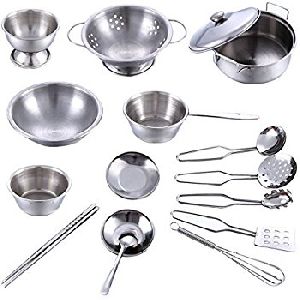 steel kitchen utensils