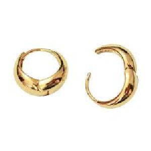 Mens Gold Bali Earrings