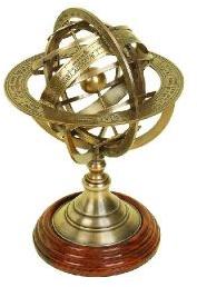 Brass Table Top Globe