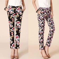 Girls Printed Track Pants