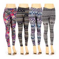 Ladies Printed Color Leggings