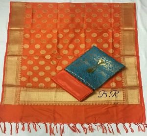 pure banarasi silk dupatta jaquard suits