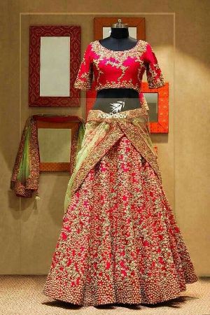 KB bridal heavy work lehenga