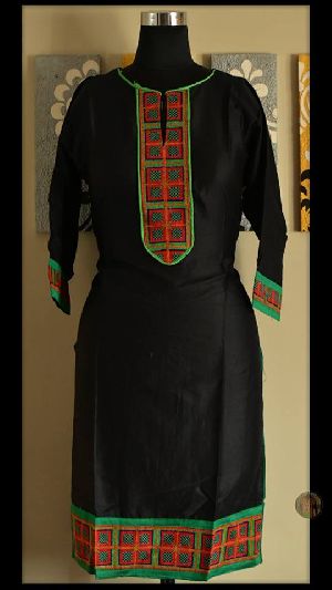 pure cotton embroidered kurtis