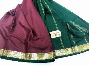 pure mysore silk crepe sarees