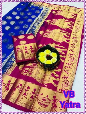 VB yatra tussar silk sarees