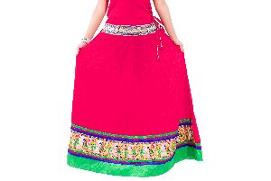 Rajasthani Heavy Lace Work Long Skirt