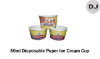 50ml Disposable Paper Ice Cream Cup