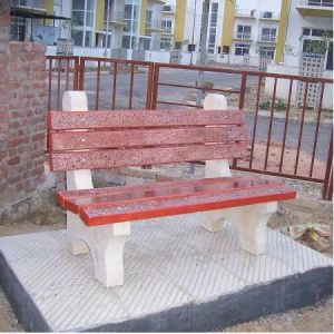 Cement Garden Bench