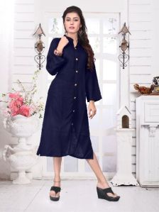 Rayon Slab Kurtis