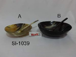 SI-1039 Bone & Horn Bowls