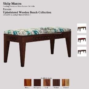 Shilp Mantra Cherie Upholstered Wooden Bench