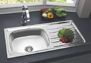 Single Bowl With Drain Board Sink