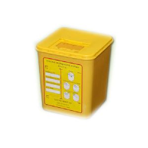 Disposable container for waste sharps