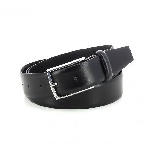 black formal leather belts