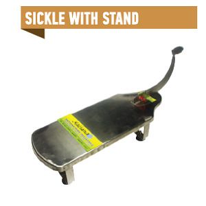 Stainless Steel Sickle with Stand