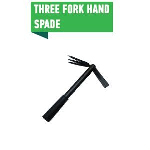 Three Fork Hand Spade