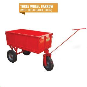 Three Wheel Barrow With Door