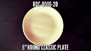 6 Inch Round Classic Plate