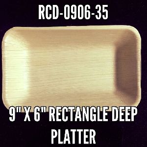 9 X 6 Inch Rectangle Deep Platter