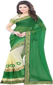 Georgette And Lycra Sarees