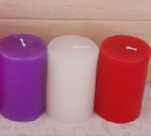 perfumed colored candle