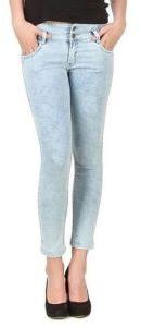 Ladies Light Blue Stretchable Jeans