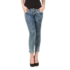 Ladies Printed Skinny Jeans