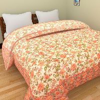 Floral Prints Light -Weight Cotton Double Quilts